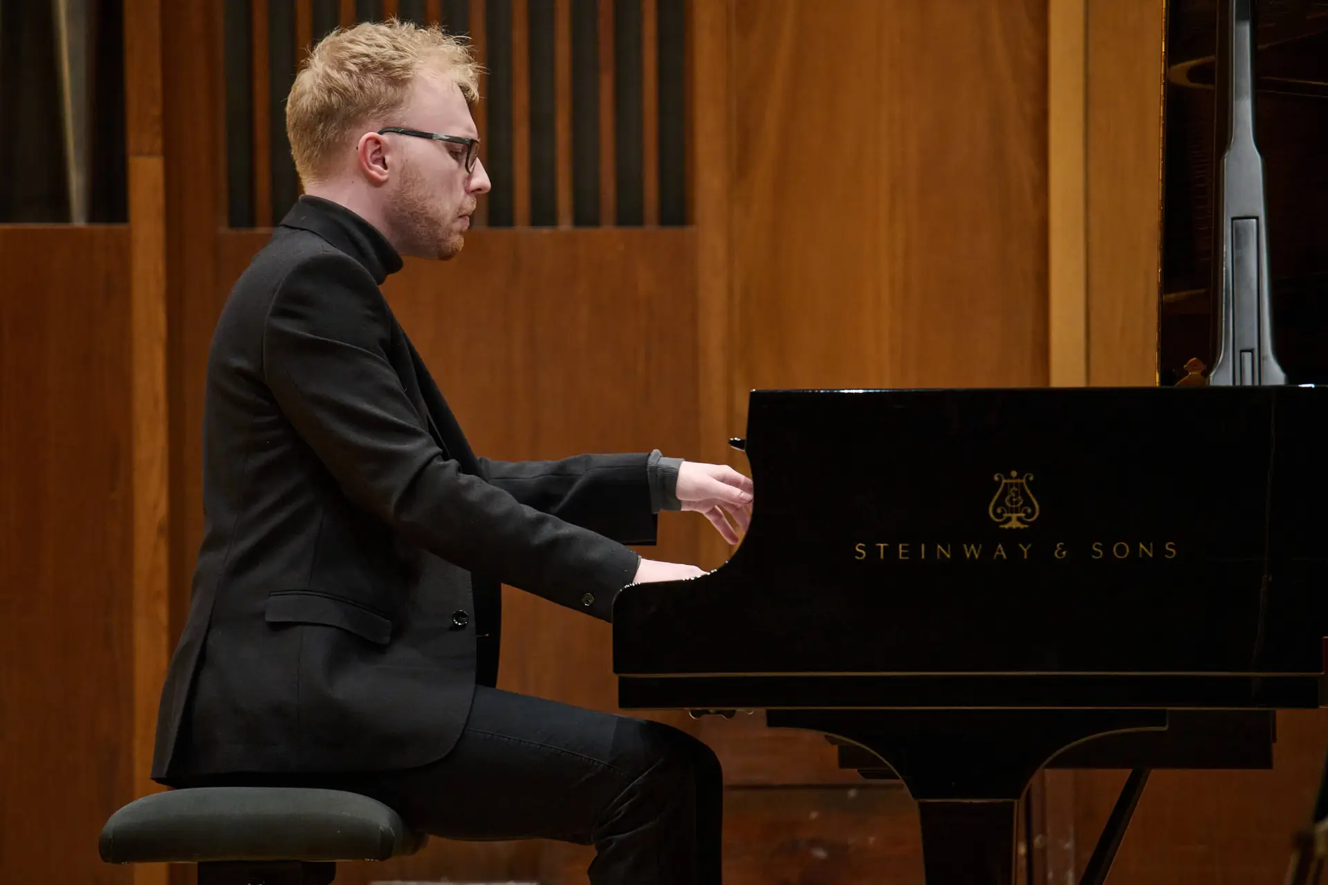 Jakub Sladek Piano Recital at the Allegretto Festival in Zilina, Slovakia, photo by Roderik Kucavik