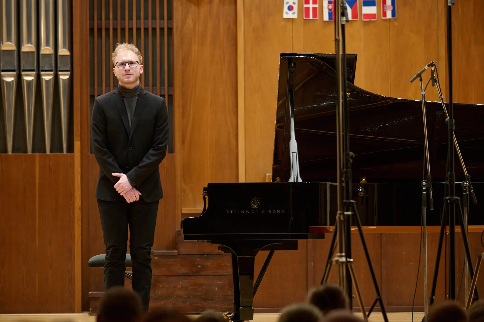 Jakub Sladek Piano Recital at the Allegretto Festival in Zilina, Slovakia, photo by Roderik Kucavik