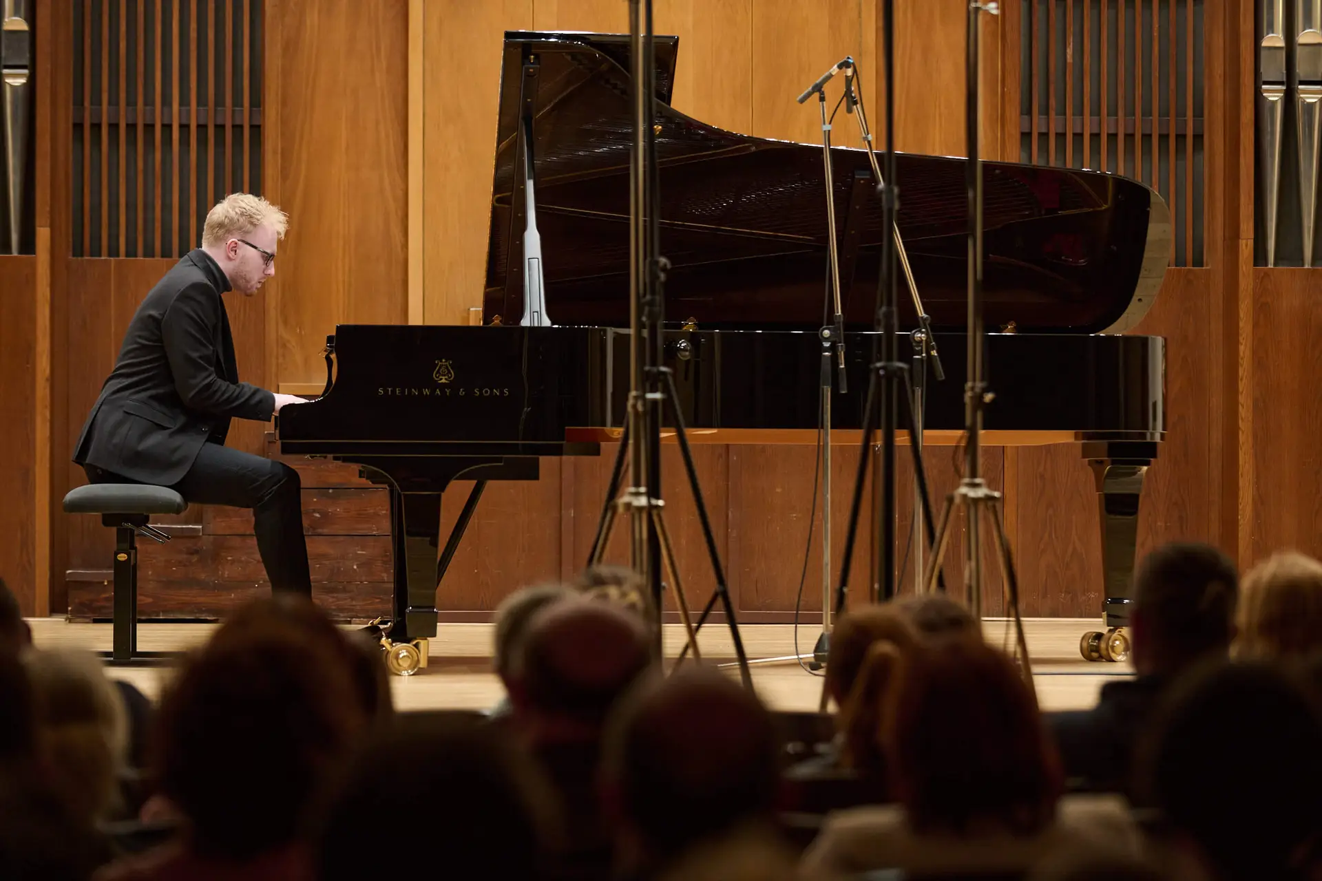 Jakub Sladek Piano Recital at the Allegretto Festival in Zilina, Slovakia, photo by Roderik Kucavik